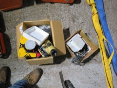 2 X BOXES OF ASSORTED SURVEY RELATED EQUIPMENT. DIRECT FROM LOCAL COMPANY DUE TO A CHANGE OF POLICY.