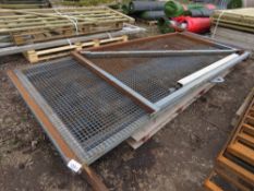 SET OF MESH CAGE SIDE EXTENSIONS FOR FORD TRANSIT TIPPER, 2.2M LENGTH, 1.23M HEIGHT APPROX. THIS