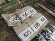 6 X BAGS OF ROCKSALT. THIS LOT IS SOLD UNDER THE AUCTIONEERS MARGIN SCHEME, THEREFORE NO VAT WILL B