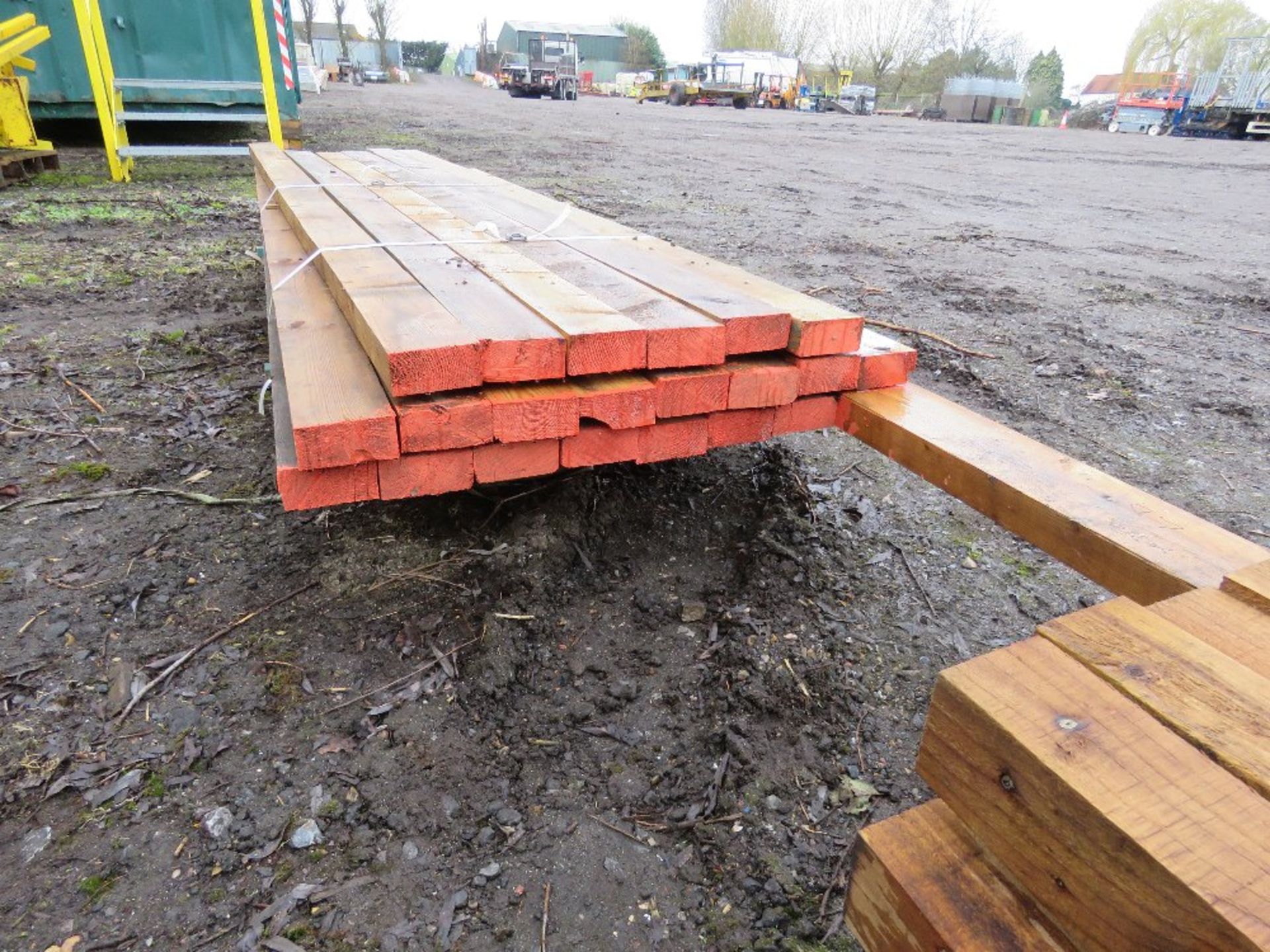 BUNDLE OF 4 X 2 CONSTRUCTION TIMBERS, 9-12FT LENGTH APPROX. THIS LOT IS SOLD UNDER THE AUCTIONEER - Image 3 of 3