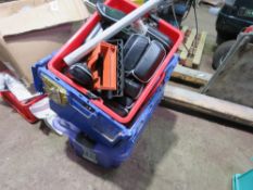 3 X BOXES OF ASSORTED CONSTRUCTION ITEMS. THIS LOT IS SOLD UNDER THE AUCTIONEERS MARGIN SCHEME,