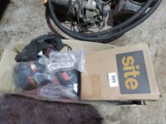 WORK BOOTS, SIZE 7 PLUS 2 X ROPES AND 3 X HARNESS SETS. SOURCED FROM COMPANY LIQUIDATION. THIS LOT