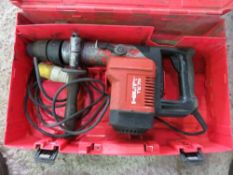 HILTI TE75 BREAKER DRILL. THIS LOT IS SOLD UNDER THE AUCTIONEERS MARGIN SCHEME, THEREFORE NO VAT