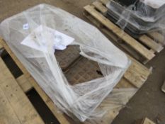 PALLET OF MANHOLE COVERS: 7NO POLYPIPE 125TYPE 480 X 480 X 30MM SIZE.