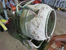 BARROWMIX 110VOLT CEMENT MIXER WITH A STAND.