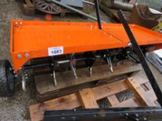 GARDEN TRACTOR / QUAD TOWED GRASS / LAWN CORER. THIS LOT IS SOLD UNDER THE AUCTIONEERS MARGIN SC