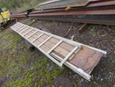 2 X STAGING BOARDS, 14FT LENGTH APPROX. THIS LOT IS SOLD UNDER THE AUCTIONEERS MARGIN SCHEME, THE