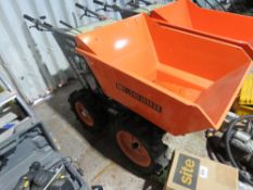 KTMD250C PETROL ENGINED 4WD CHAIN DRIVEN POWER BARROW, APPEARS UNUSED.