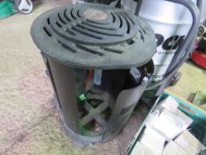 GAS POWERED ROOM STOVE. PREVIOUS DAMAGE ON LEG, REQUIRES A REGULATOR. THIS LOT IS SOLD UNDER THE