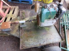 PETTER ENGINED CONE LOG SPLITTER. THIS LOT IS SOLD UNDER THE AUCTIONEERS MARGIN SCHEME, THEREFORE
