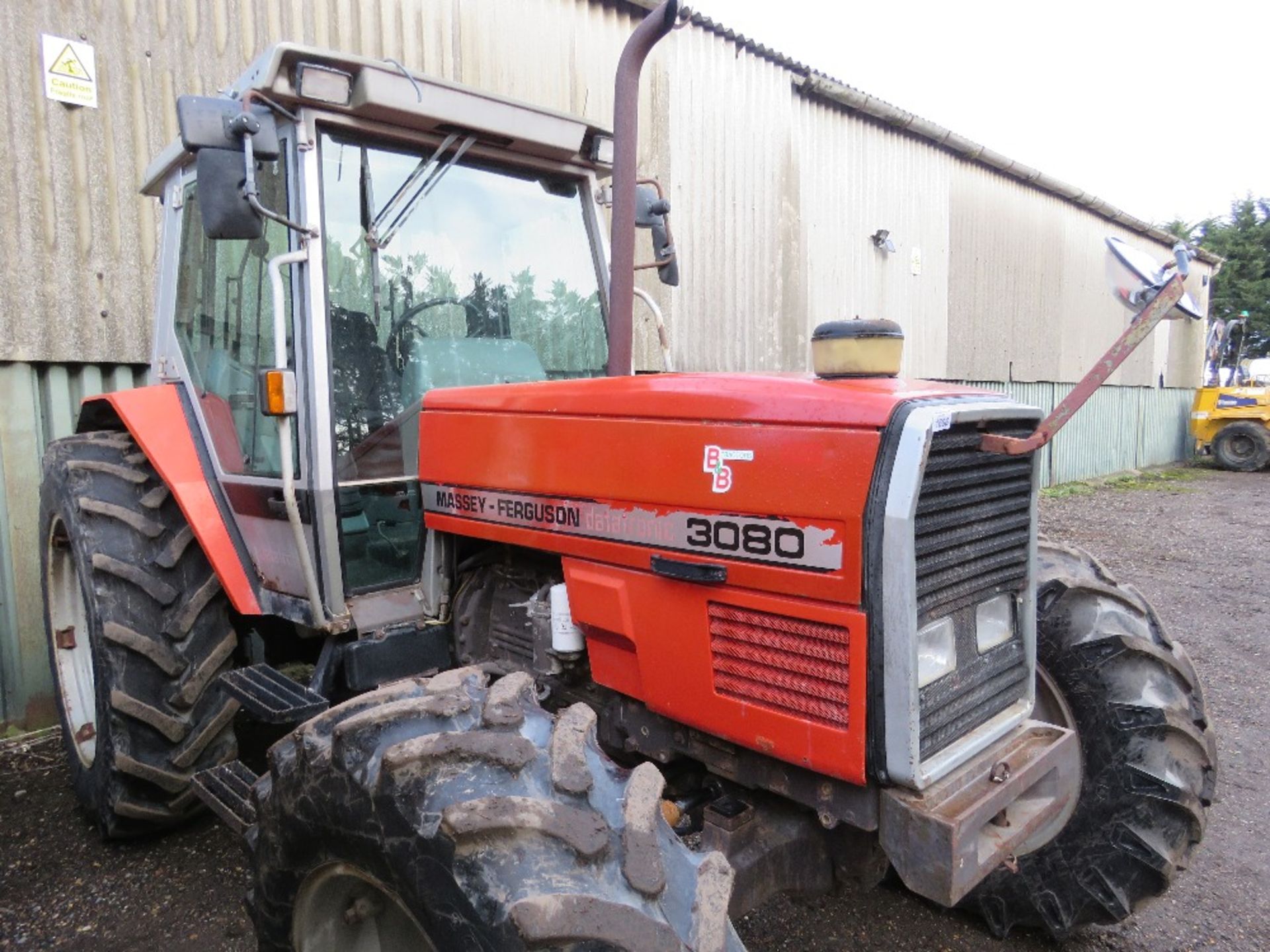 MASSEY FERGUSON 3080 4WD TRACTOR REG:H786 LFA (V5 TO APPLY FOR), 7165 REC HOURS. WHEN TESTED THIS M - Image 11 of 11