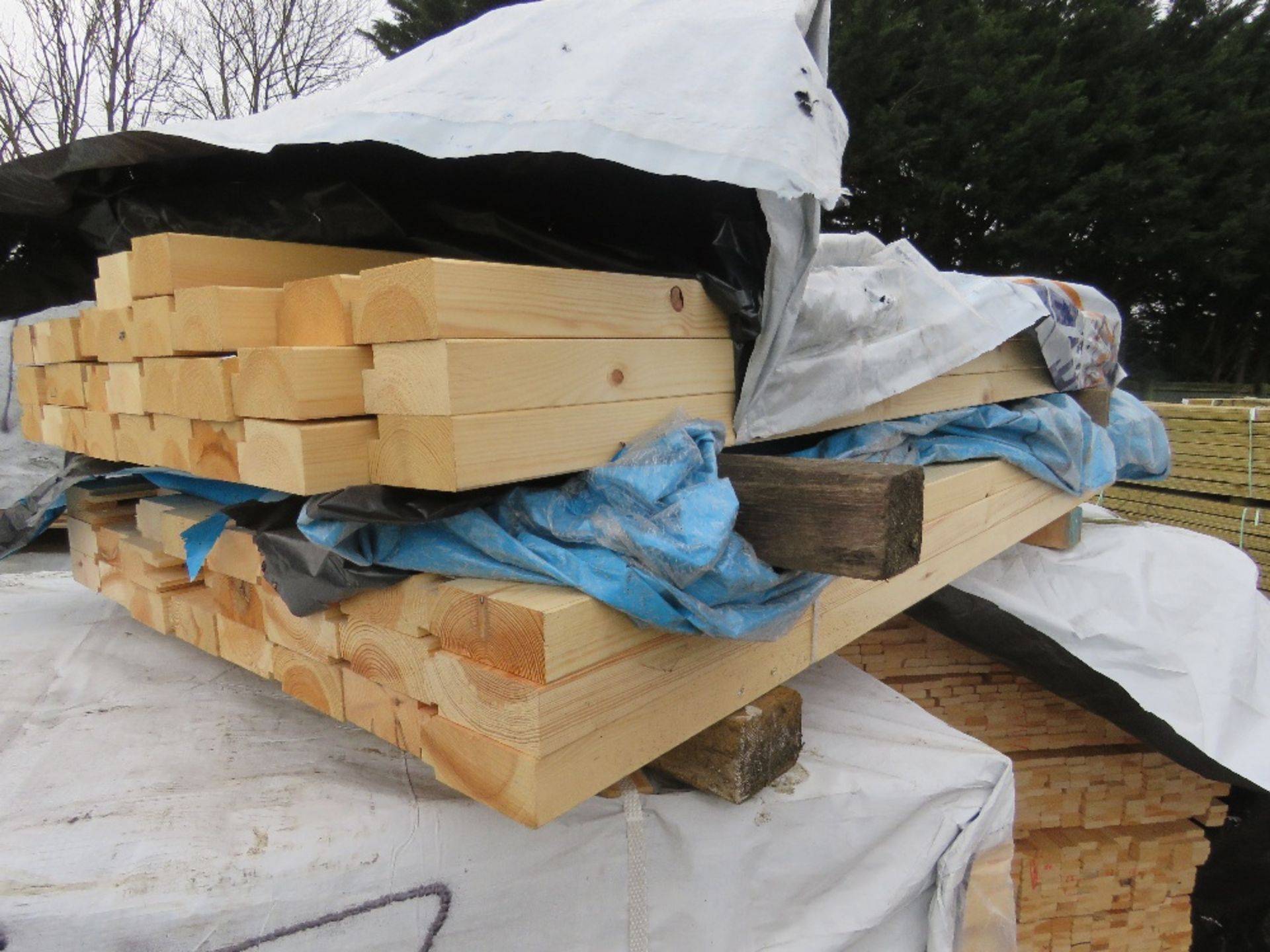 2 X SMALL PACKS OF HEAVY GUAGE TIMBER BOARDS @ 1.8M LENGTH APPROX.