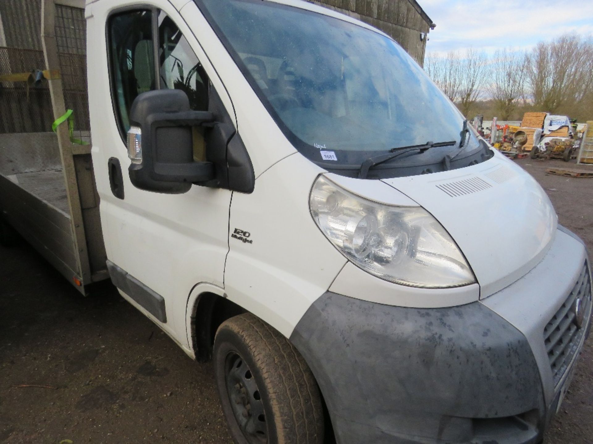 FIAT DUCATO MULTIJET 120 SPECIAL BUILD 3500KG PLANT TRUCK REG: HX11 ESO. 14FT LOW ACCESS BODY WITH F - Image 11 of 11