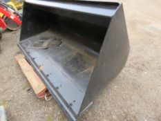 JCB TELEHANDLER FRONT LOADING BUCKET, 1 CUBIC METRE, 2.3M WIDE APPROX, YEAR 2018.