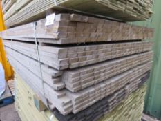 LARGE PACK OF BATTENS, UNTREATED: 1.75M X 40MM X 20MM WIDTH APPROX.