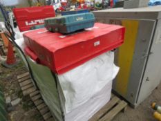 BULK BAG CONTAINING MAINLY HILTI POWER TOOL CASES.