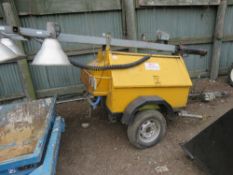 AMMANN TOWED LIGHTING TOWER. WHEN TESTED WAS SEEN TO RUN AND MAKE LIGHT.