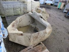 CONCRETE POURING FUNNEL BUCKET FOR 13/14 TONNE EXCAVATOR ON 65MM PINS.