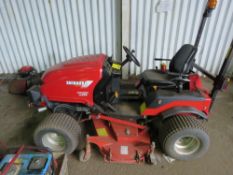 SHIBAURA SG280 GREEN SPECIAL RIDE ON MOWER WITH 5FT CUTTING DECK. 342 REC HOURS. REG:NK18 BJO WITH V