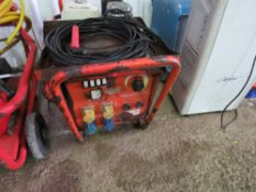 HAVERHILL 200 AMP HONDA ENGINED WELDER GENERATOR WITH LEADS.