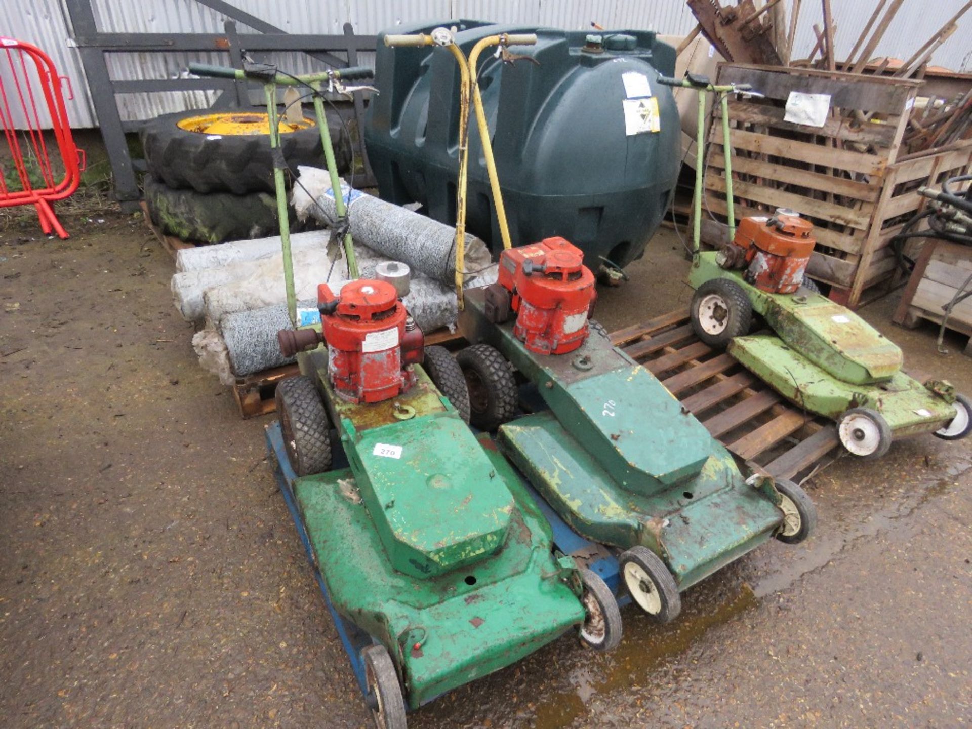 2 X HAYTER ROUGH CUT MOWERS. THIS LOT IS SOLD UNDER THE AUCTIONEERS MARGIN SCHEME, THEREFORE NO VAT