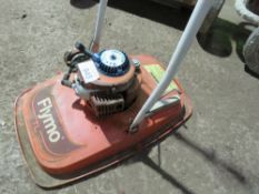 FLYMO PETROL ENGINED HOVER MOWER.
