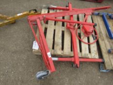 PLASTER BOARD STAND ON WHEELS. DIRECT FROM RETIRING BUILDER. THIS LOT IS SOLD UNDER THE AUCTION