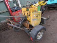 TEREX MBR71 ROLLER ON TRAILER. WHEN TESTED WAS SEEN TO RUN BUT NO DRIVE.