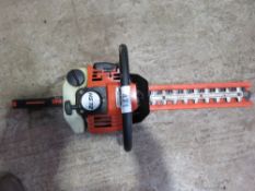 STIHL HS72 PETROL ENGINED HEDGE CUTTER. THIS LOT IS SOLD UNDER THE AUCTIONEERS MARGIN SCHEME, TH