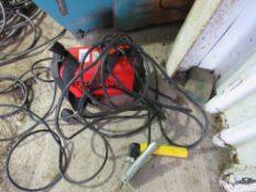 TELWIN TECNICA 140.1 INVERTER WELDER WITH LEADS, 240VOLT. THIS LOT IS SOLD UNDER THE AUCTIONEERS