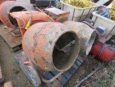 2 X ELECTRIC POWERED MIXERS. THIS LOT IS SOLD UNDER THE AUCTIONEERS MARGIN SCHEME, THEREFORE NO VAT