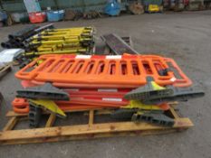 10NO CHAPTER 8 PLASTIC ROAD BARRIERS. THIS LOT IS SOLD UNDER THE AUCTIONEERS MARGIN SCHEME, THERE