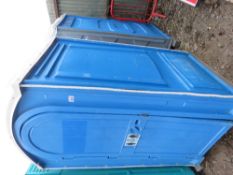 PORTABLE BUILDER'S / EVENTS TOILET. READY TO GO, EMPTIED AND FRESH BLUE ADDED. THIS LOT IS SOLD U