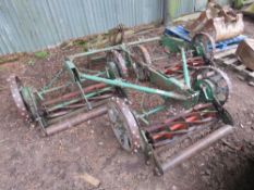 TRACTOR MOUNTED WHEEL DRIVEN TOWED GAND MOWERS 8FT WIDTH APPROX.