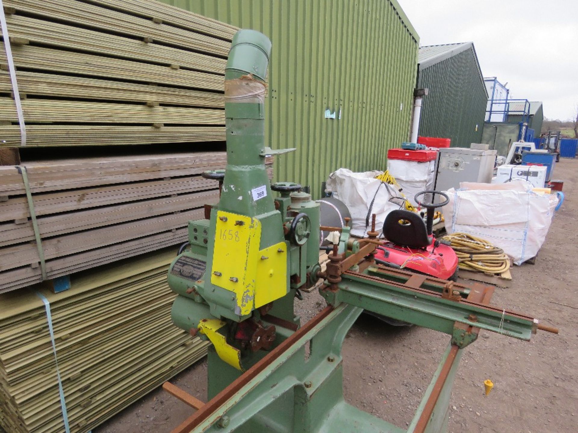 RANSOME PICKLE WOOD WORKING SPINDLE EDGE MOULDER/SHAPING MACHINE. SOURCED FROM COMPANY LIQUIDATION. - Image 4 of 7