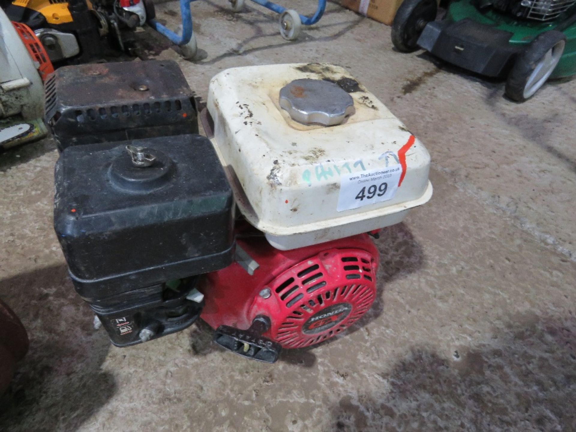 HONDA GX160 PETROL ENGINE. THIS LOT IS SOLD UNDER THE AUCTIONEERS MARGIN SCHEME, THEREFORE NO VAT