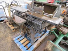 WOOD WORKING PLANER BENCH. THIS LOT IS SOLD UNDER THE AUCTIONEERS MARGIN SCHEME, THEREFORE NO VAT