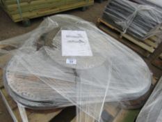 PALLET OF MANHOLE COVERS: 11NO 450 MM DIAMETER.