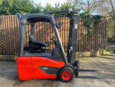 LINDE E16C-02 BATTERY FORKLIFT TRUCK YEAR 2021 WITH CHARGER