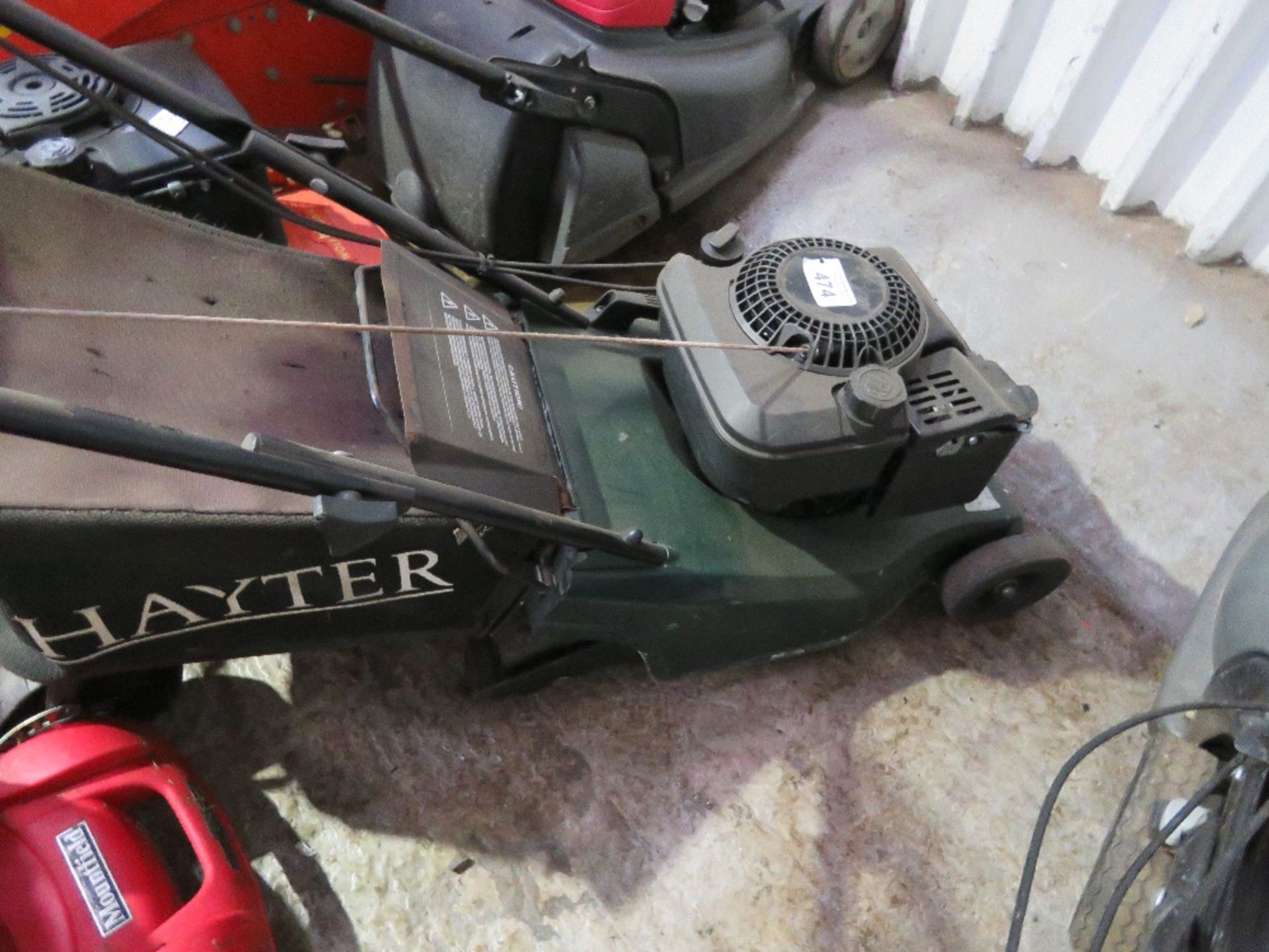 HAYTER PETROL ENGINED ROLLER LAWNMOWER WITH A COLLECTOR. THIS LOT IS SOLD UNDER THE AUCTIONEERS M - Image 3 of 3