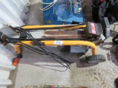 RYOBI 240VOLT POWERED LOG SPLITTER. THIS LOT IS SOLD UNDER THE AUCTIONEERS MARGIN SCHEME, THEREFO