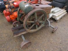 RUSHTON HORNSBY VINTAGE STATIONARY ENGINE. THIS LOT IS SOLD UNDER THE AUCTIONEERS MARGIN SCHEME, TH