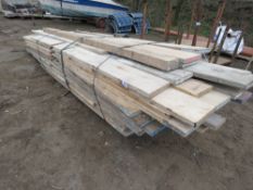 LARGE STACK OF SCAFFOLD BOARDS: 5FT -10FT APPROX. THIS LOT IS SOLD UNDER THE AUCTIONEERS MARGIN S