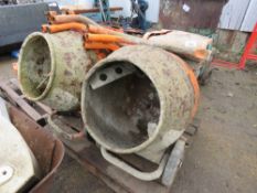 2 X BELLE MINI ELECTRIC MIXERS WITH STANDS. THIS LOT IS SOLD UNDER THE AUCTIONEERS MARGIN SCHEME,