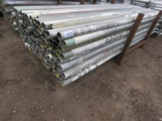 STILLAGE OF STEEL SCAFFOLD TUBES, 8FT LENGTH APPROX. 165NO IN TOTAL APPROX.