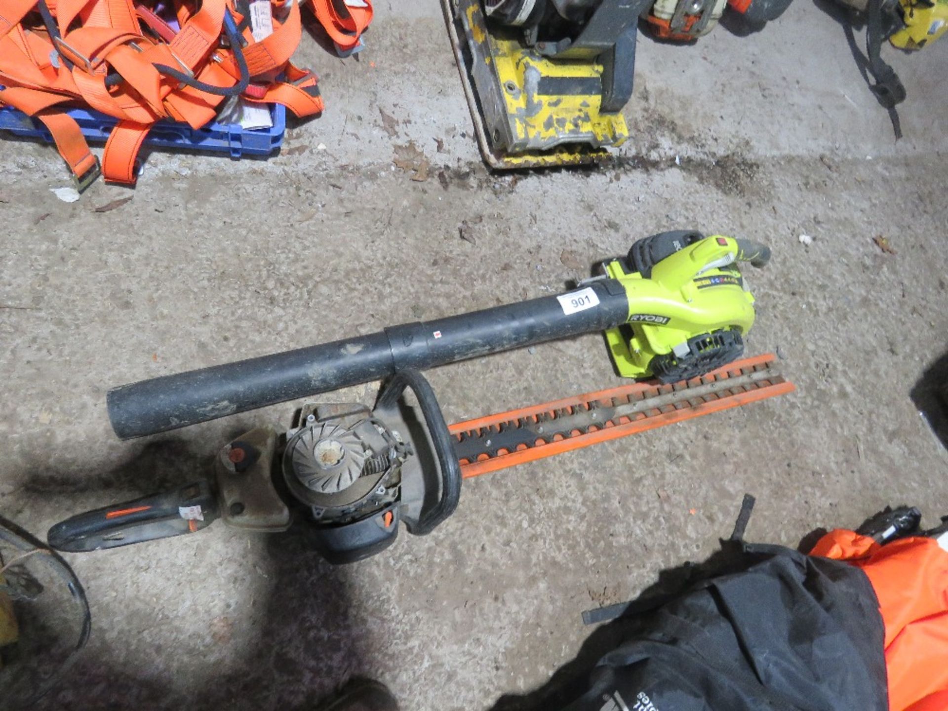 HEDGE CUTTER AND HAND HELD BLOWER.