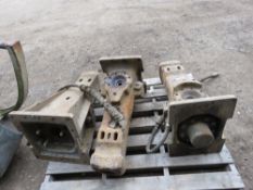 PALLET CONTAINING 3NO ATLAS COPCO HYDRAULIC EXCAVATOR MOUNTED BREAKERS, MAY BE INCOMPLETE: FROM INS