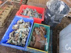 PALLET OF SCAFFOLD CLIPS PLUS RELATED SUNDRIES. THIS LOT IS SOLD UNDER THE AUCTIONEERS MARGIN SCH