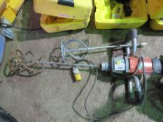 PADDLE MIXER, 110VOLT WITH A PADDLE AND A SPARE ONE. DIRECT FROM LOCAL COMPANY WHO ARE NO LONGER HIR