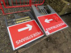 PALLET OF ROAD SIGNS. THIS LOT IS SOLD UNDER THE AUCTIONEERS MARGIN SCHEME, THEREFORE NO VAT WILL